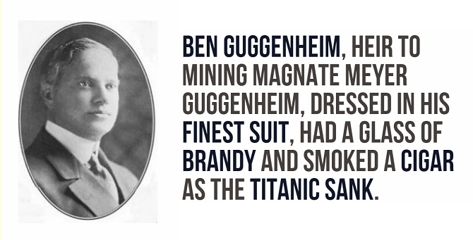 タイタニック号と共に沈んだジェントルマン、ベンジャミン・グッゲンハイム