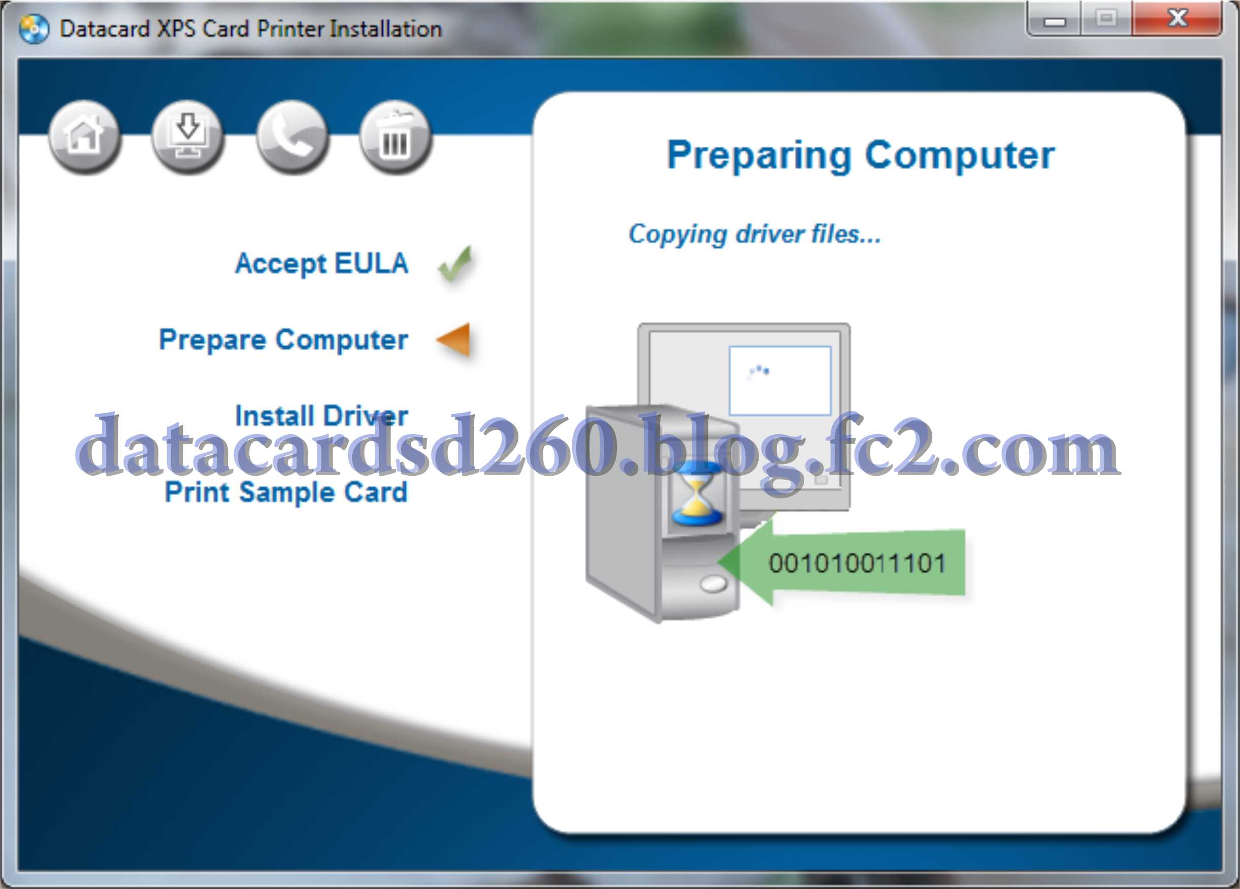 datacard sd260 software download