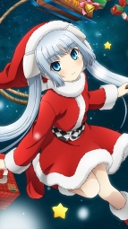 i_285416 christmas maneo miss_monochrome miss_monochrome_(character) ruuchan