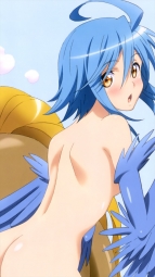 i_a323964 ass breast_hold monster_girl monster_musume_no_iru_nichijou naked pointy_ears wings