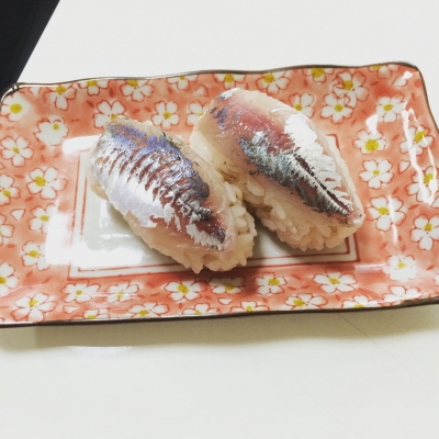 マアジの握り寿司