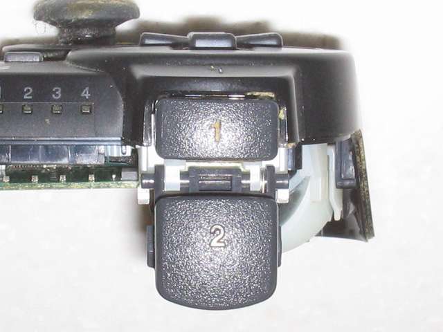 DS3 Dualshock3 デュアルショック3 Wireless Controller Black CECHZC2J A1 分解作業、L1・L2 ボタン正面から撮影
