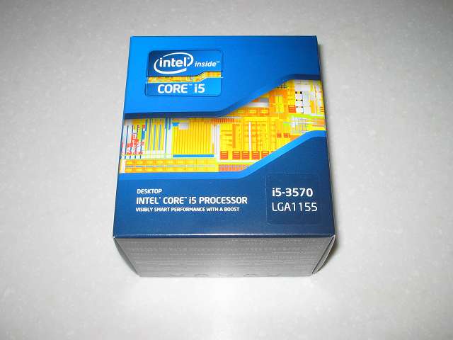 パーツ選定 CPU編 Intel Core i5 3570、Celeron G540