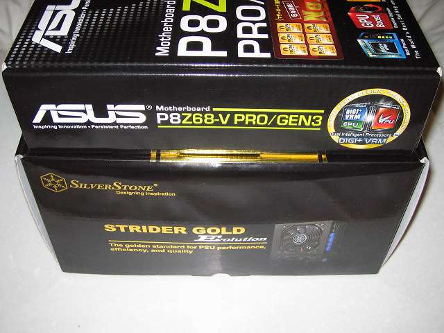 SilverStone STRIDER Gold Evolution SST-ST75F-G-E 大きさ比較 その2