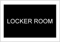LOCKER ROOMのポスターテンプレート・フォーマット・雛形
